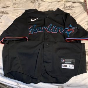 Marlins jersey MLB authenticated team issued Jackson #23